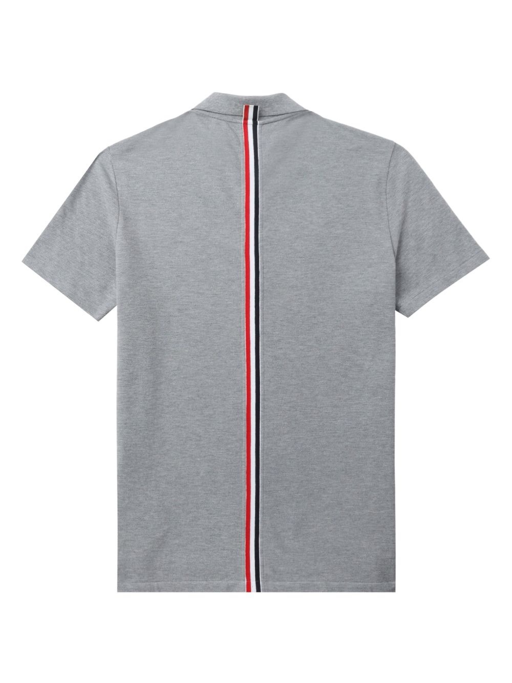 Center-Back Stripe Piqué Polo - 6