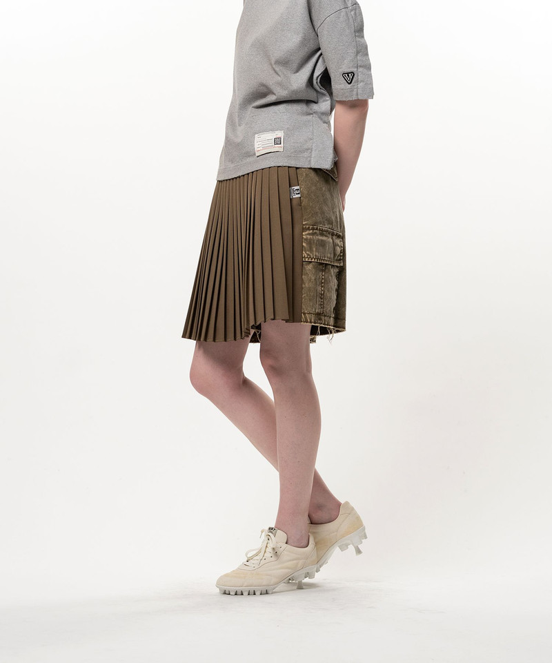 Combined Skirt Cargo Shorts 11