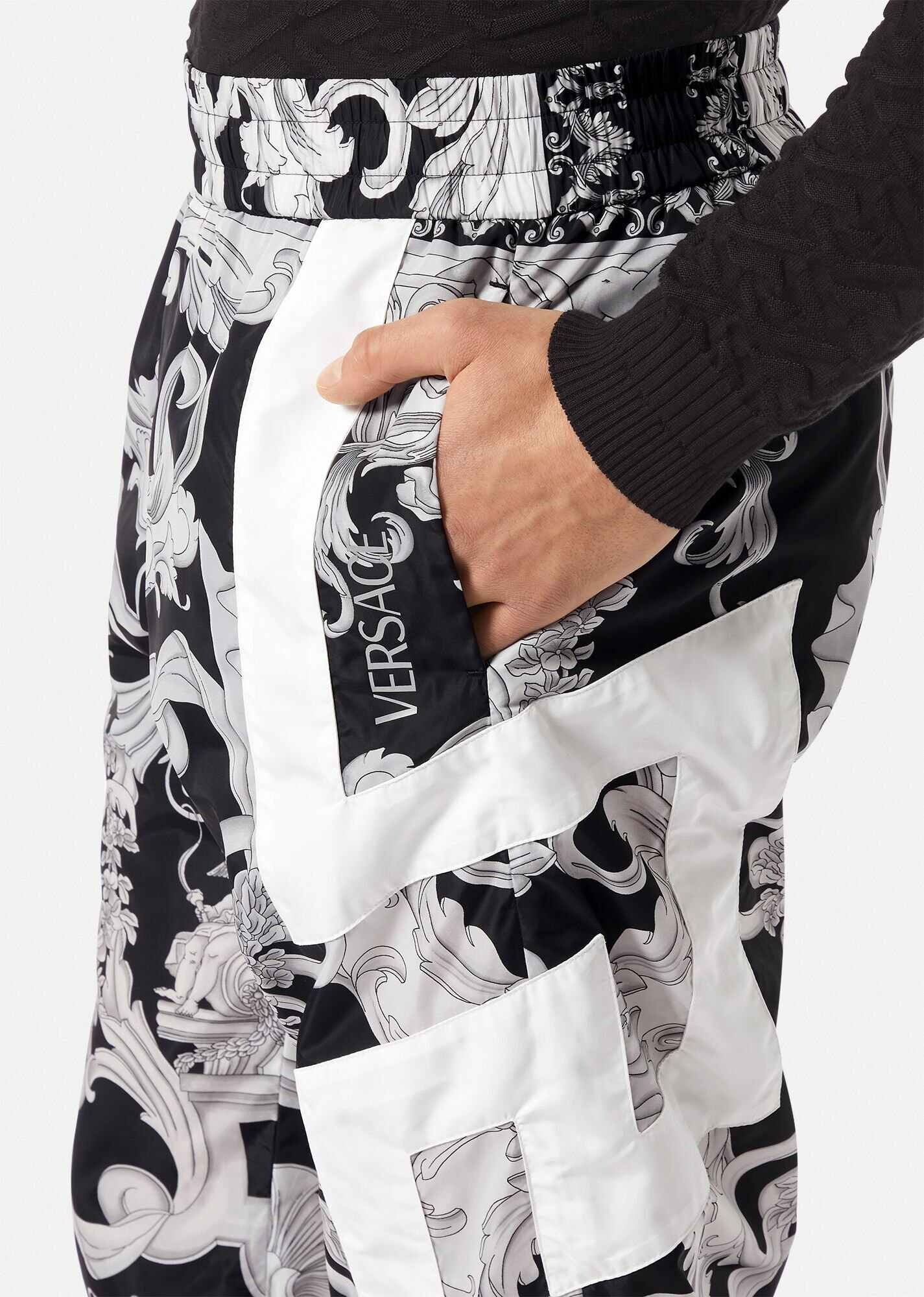 Silver Baroque Trackpants - 5