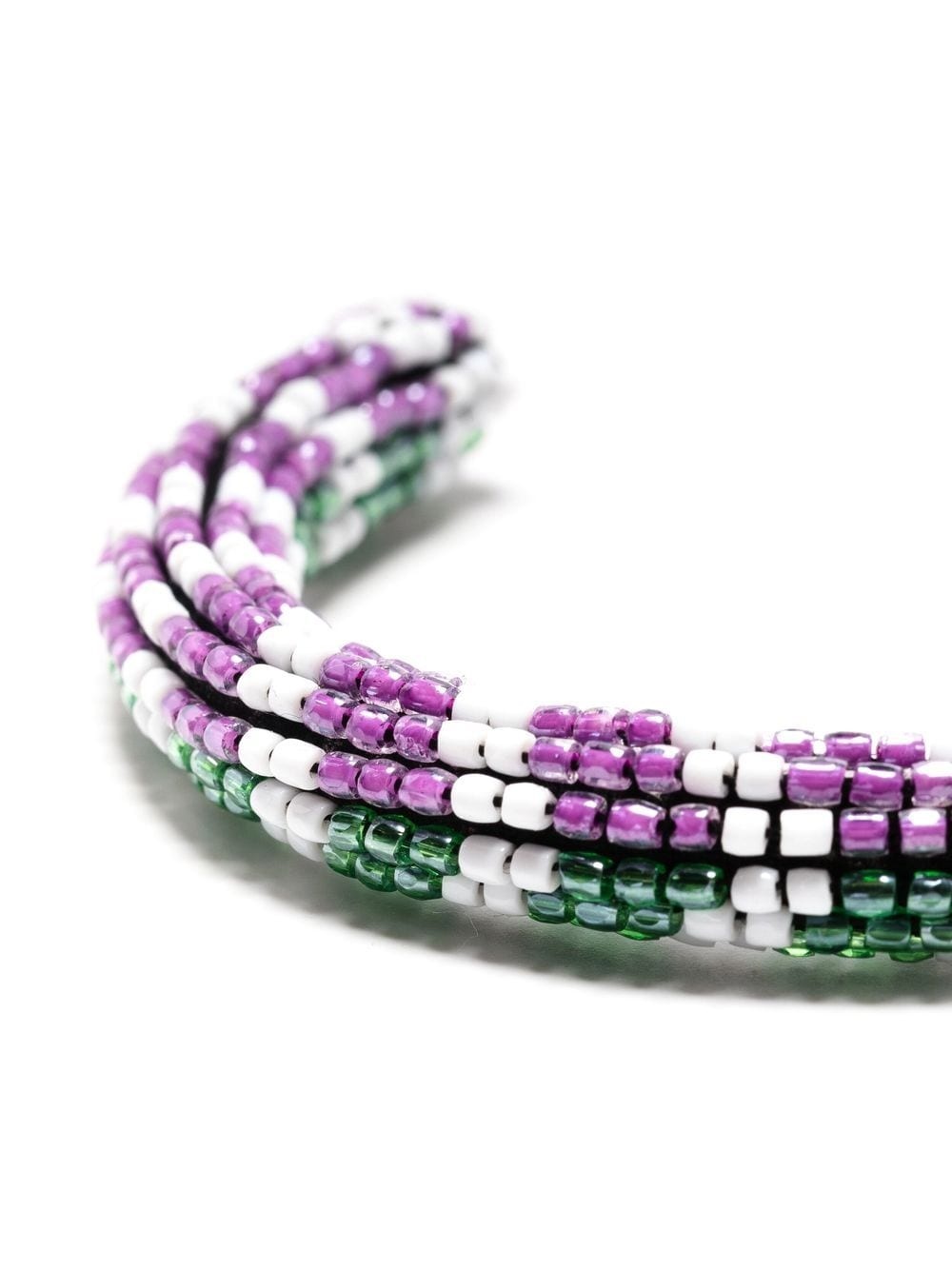 beaded open bracelet - 2
