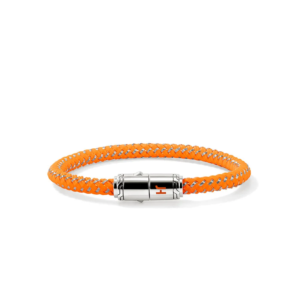 Cord Bracelet, Sterling Silver, Rubber - 1