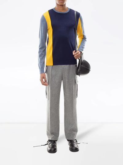 JW Anderson colour-block long-sleeve jumper outlook