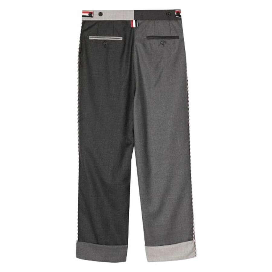 Thom Browne Two-Tone Straight Trousers - 7
