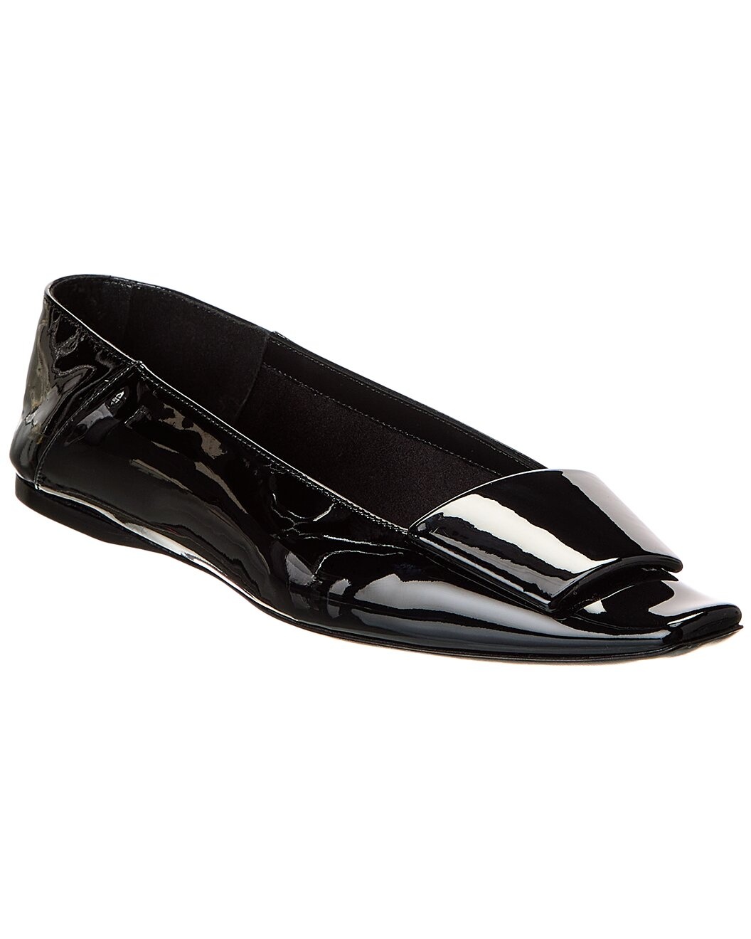 Saint Laurent Poppy Patent Ballerina Flat - 1