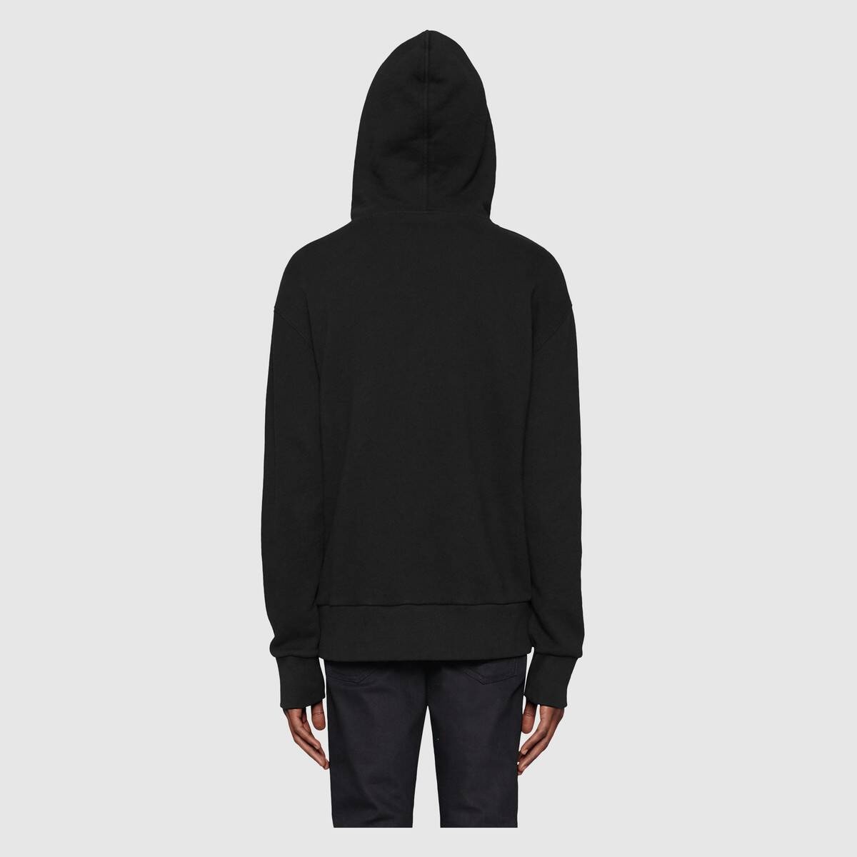 Hooded sweatshirt with Interlocking G - 4