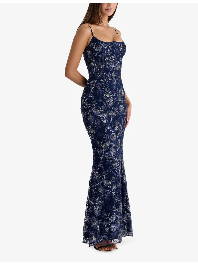 Naima Embellished Mesh Maxi Dress 3