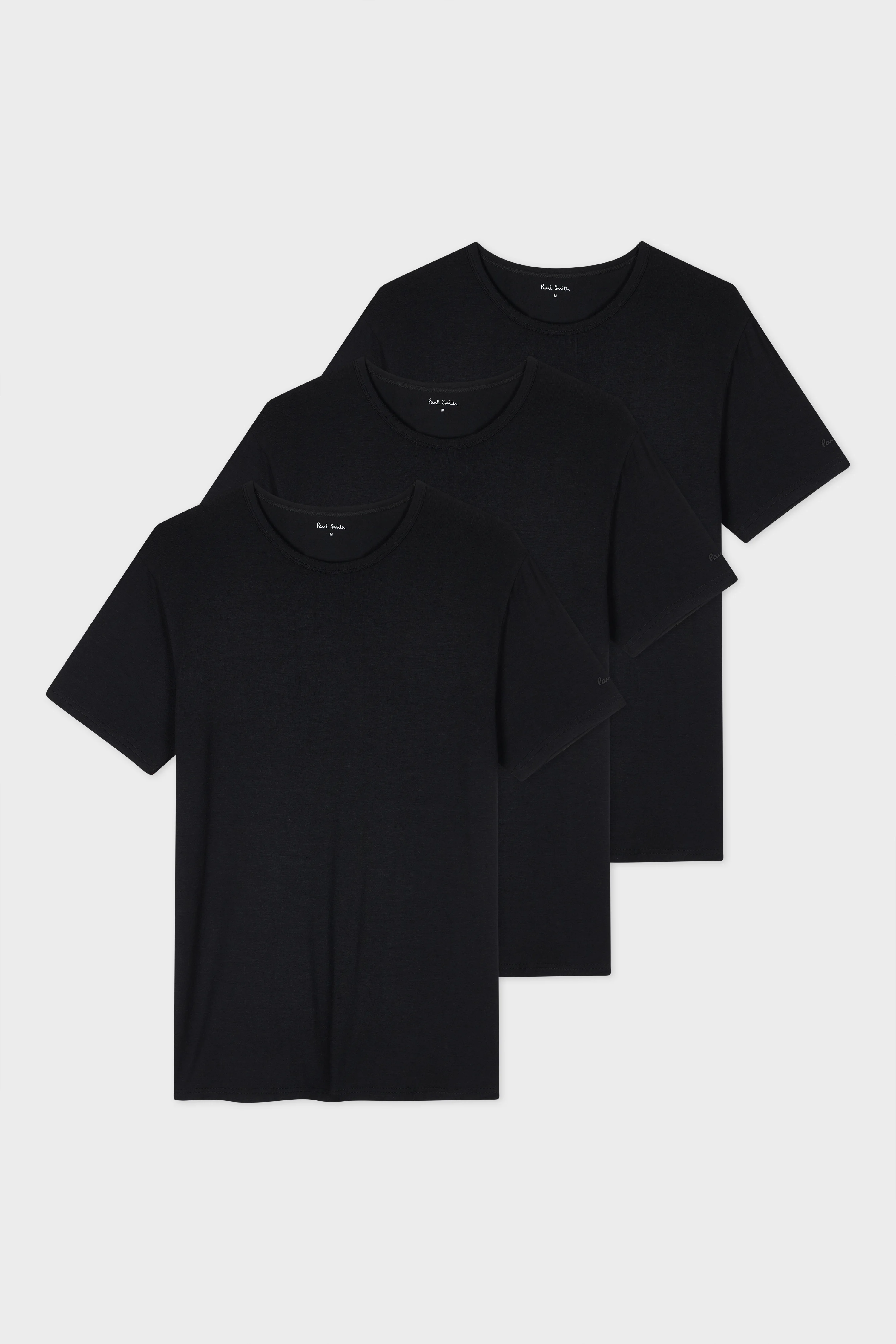 Black Modal Lounge T-Shirts Three Pack - 1