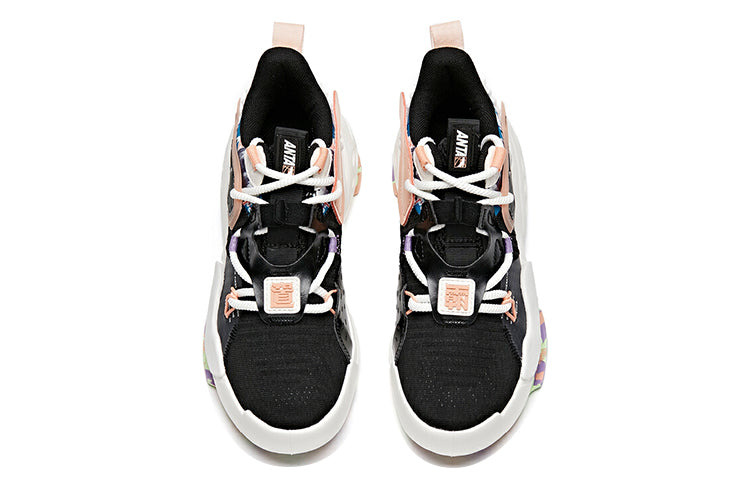 (WMNS) ANTA Badao Mid 'Black Pink White' 122128084-5 - 3