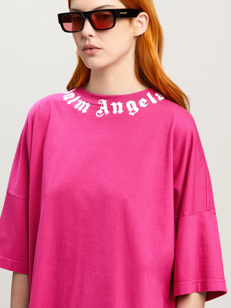 Neck logo loose fit T-shirt 6