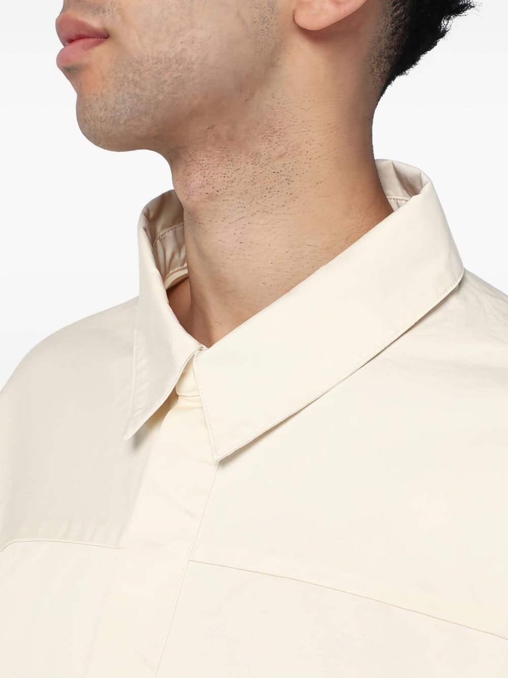long-sleeve panelled shirt - 5