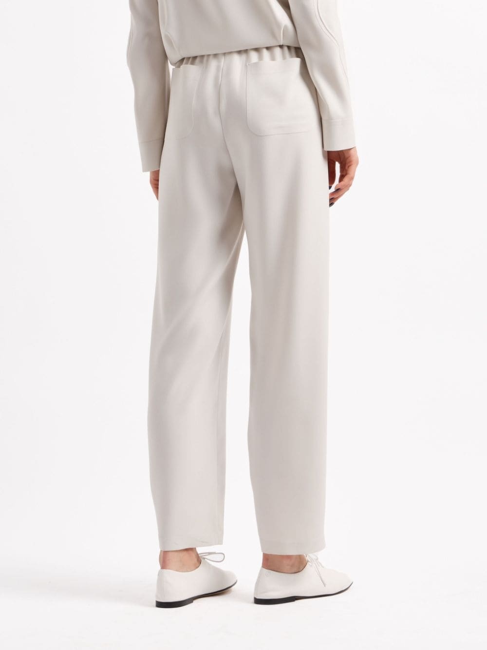 high-waisted tapered trousers - 4