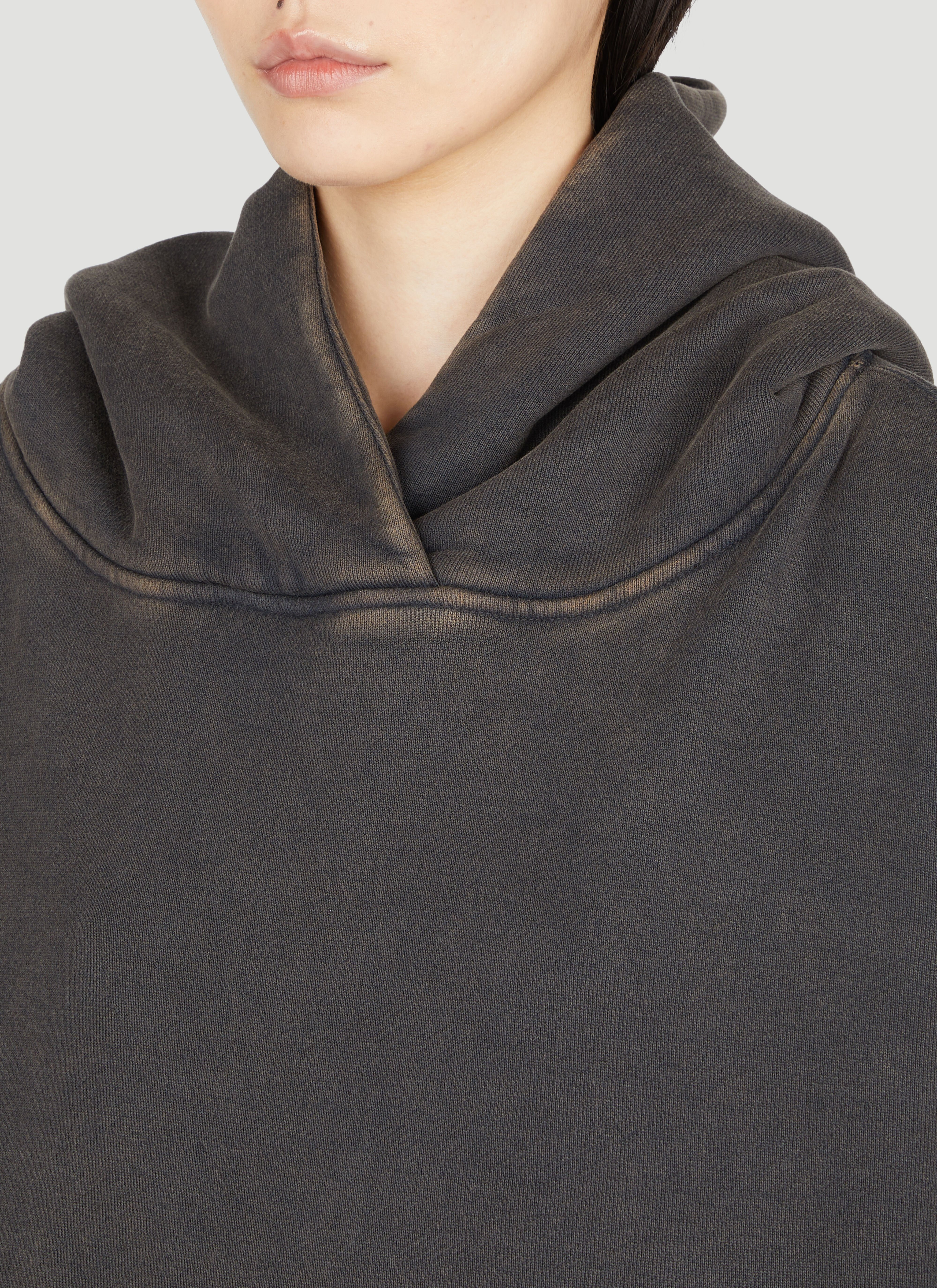 Washed Heavy Hooded Sweatshirt - 5