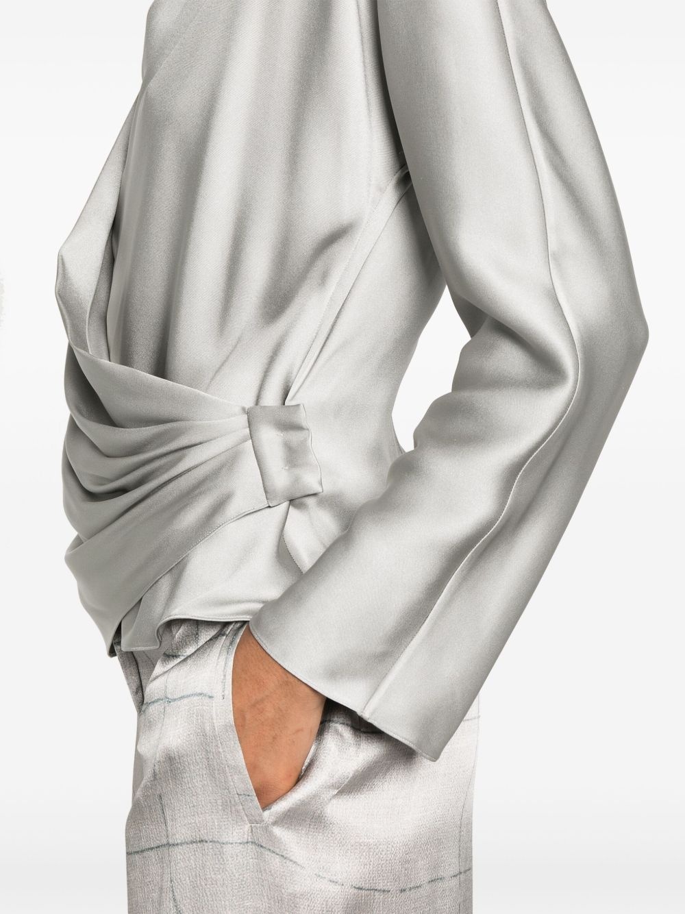 silk georgette blouse - 5