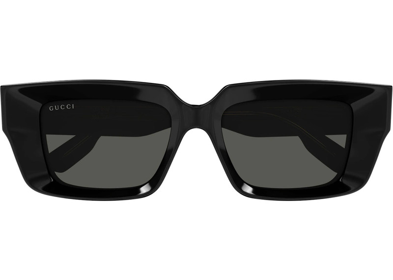 GUCCI Gucci Rectangle Sunglasses Black/Grey (GG1529S-001) outlook