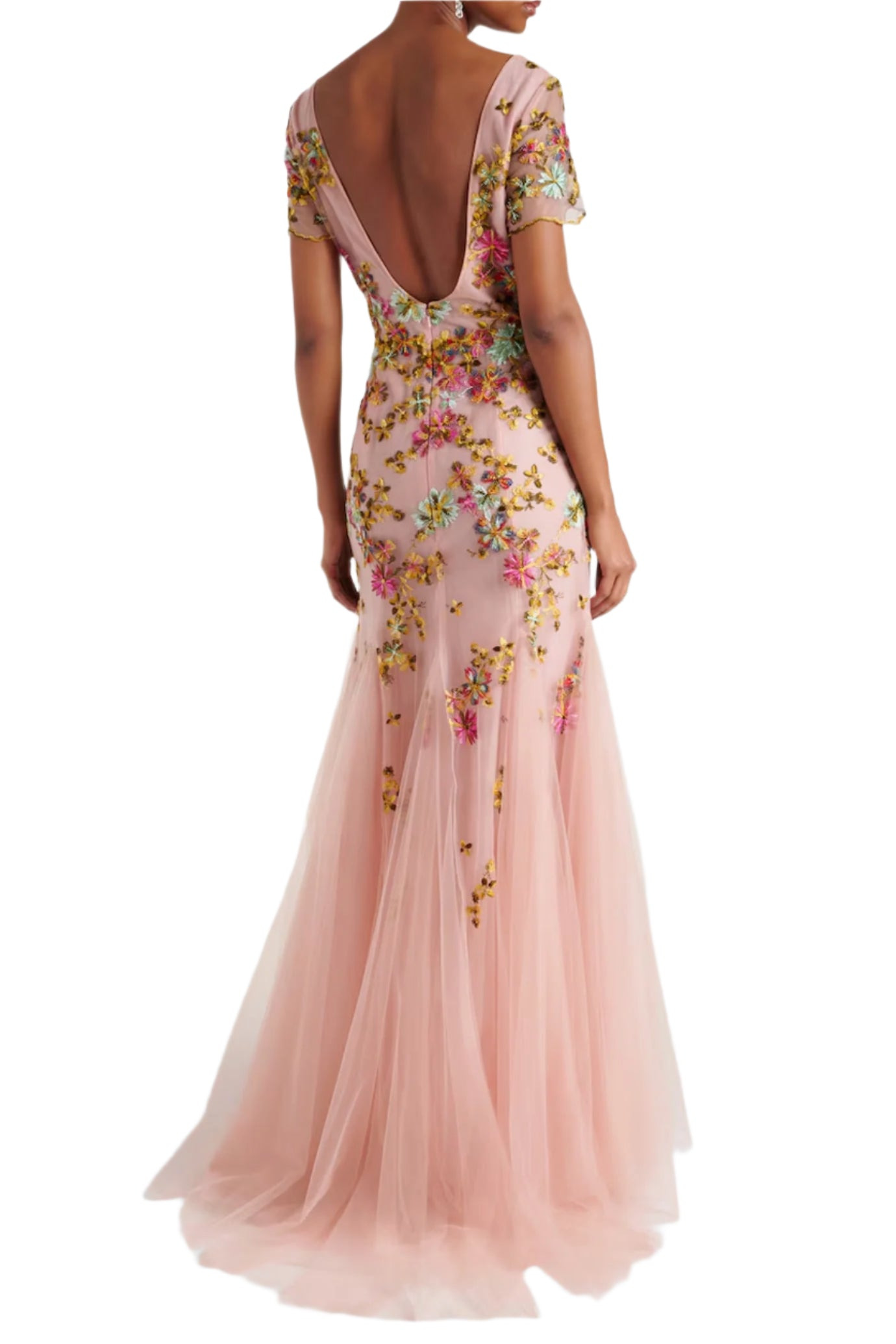 POLINA EMBROIDERED TULLE GOWN - 2