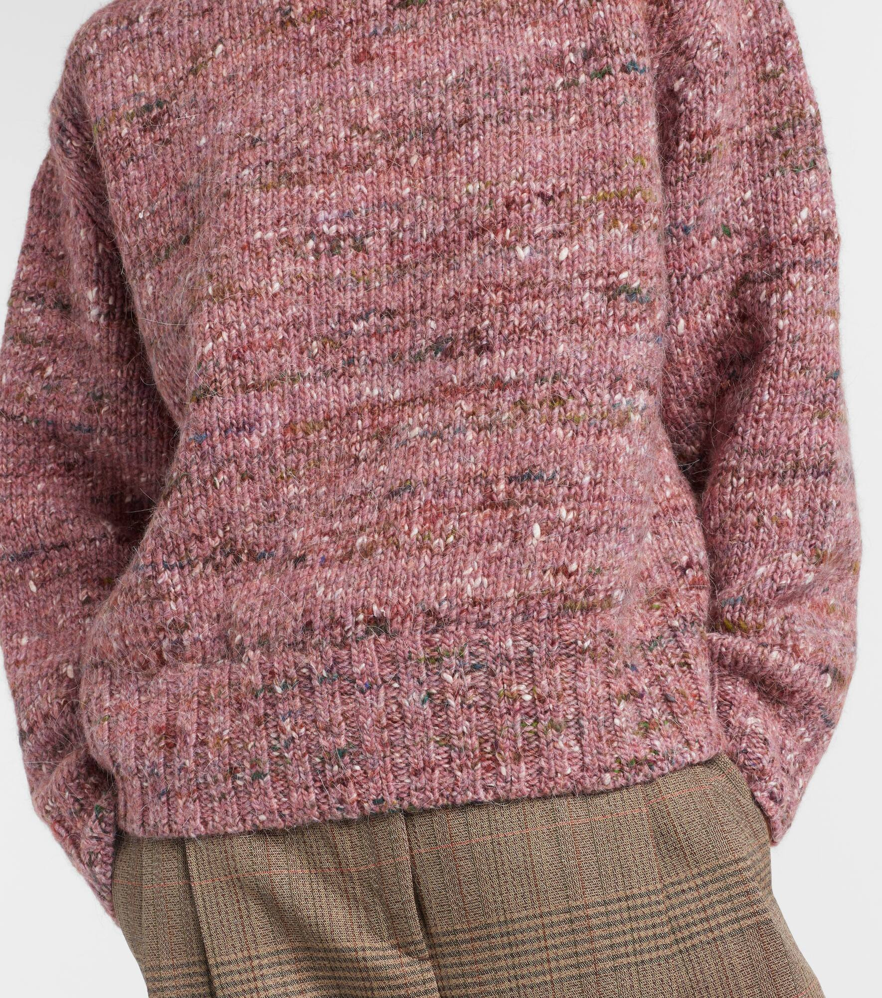 Wool, alpaca, and silk sweater - 5