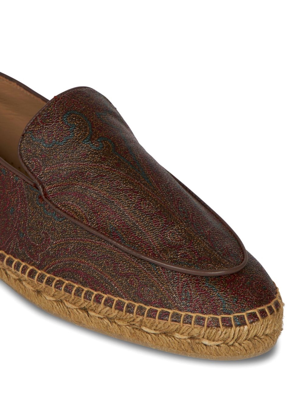 paisley loafer espadrilles - 4