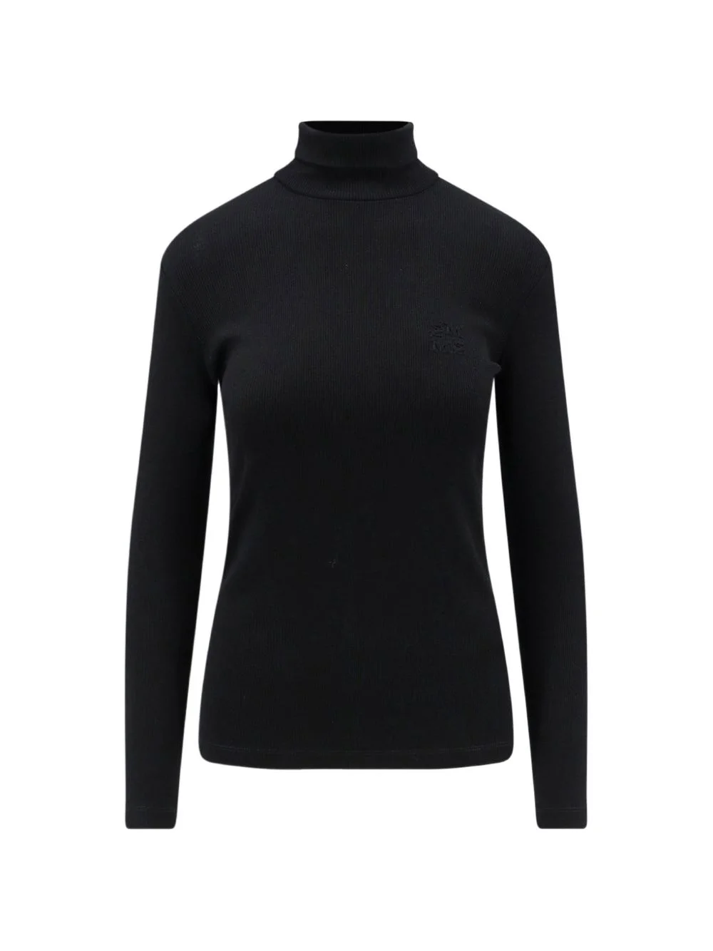 embroidered-logo turtleneck sweater - 1