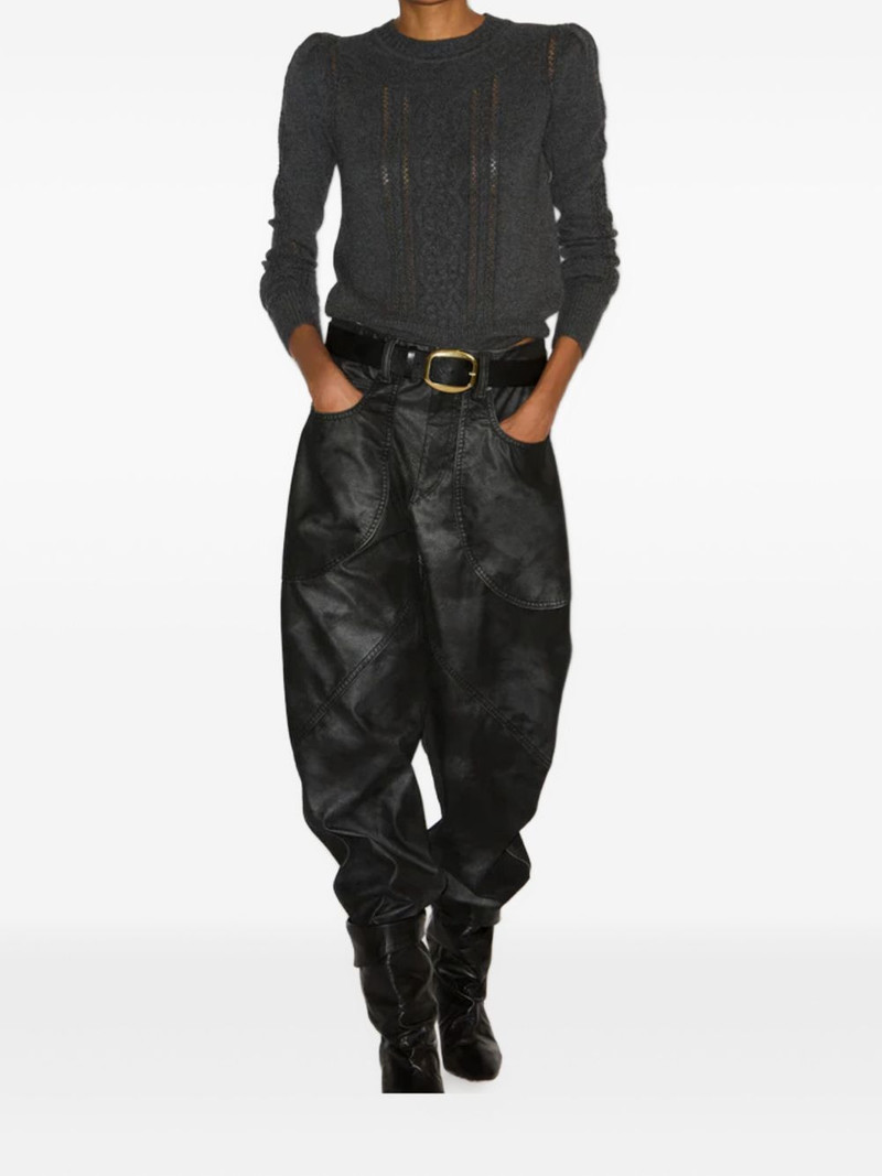 Isabel Marant long-sleeves cable-knit sweater outlook