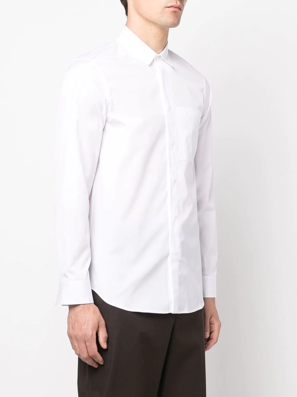 button-down fitted shirt - 3