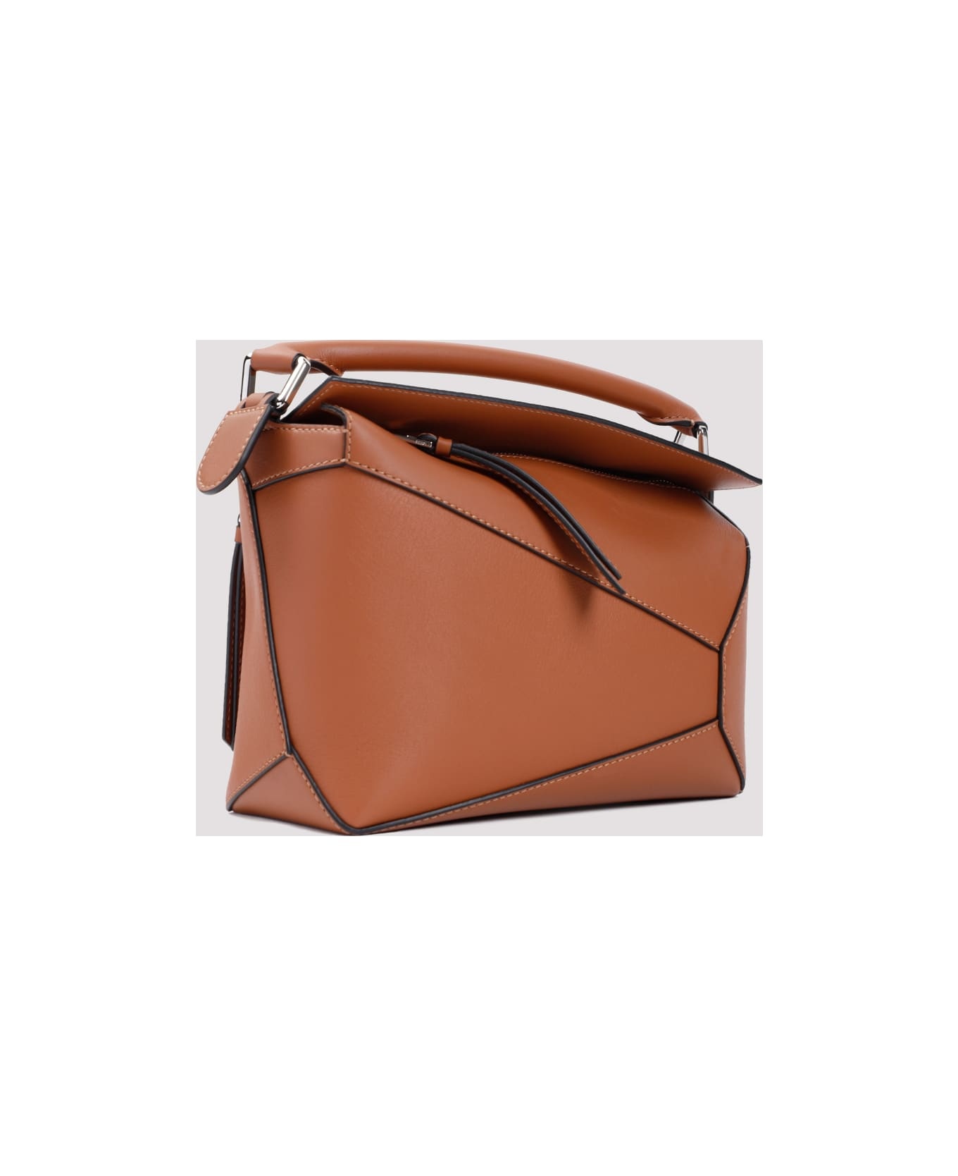 Small Puzzle Leather Bag - 5