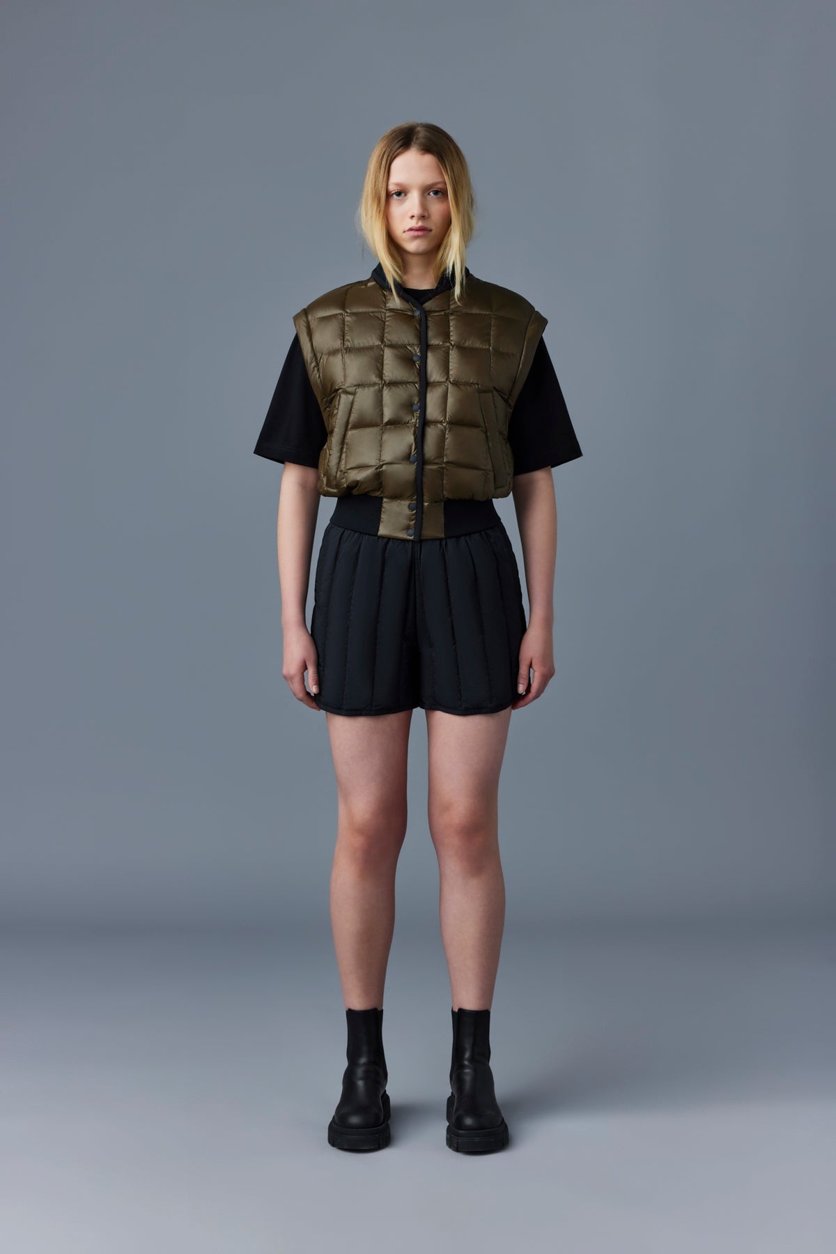 MACKAGE ANI 2-in-1 recycled E3-Lite down bomber jacket | REVERSIBLE 