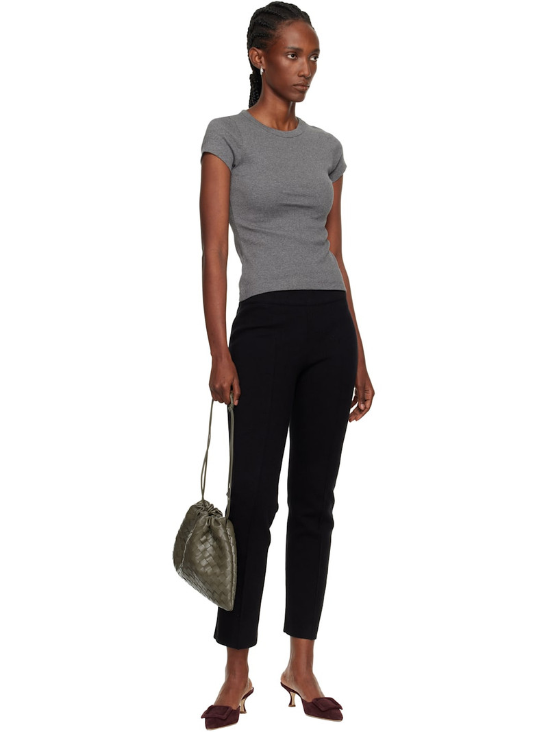 FLORE FLORE Gray Car Baby T-shirt outlook