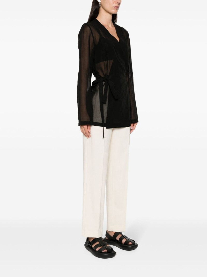 moire wrap shirt 3