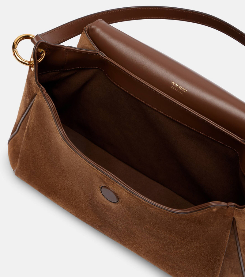 Tara Medium suede shoulder bag 3