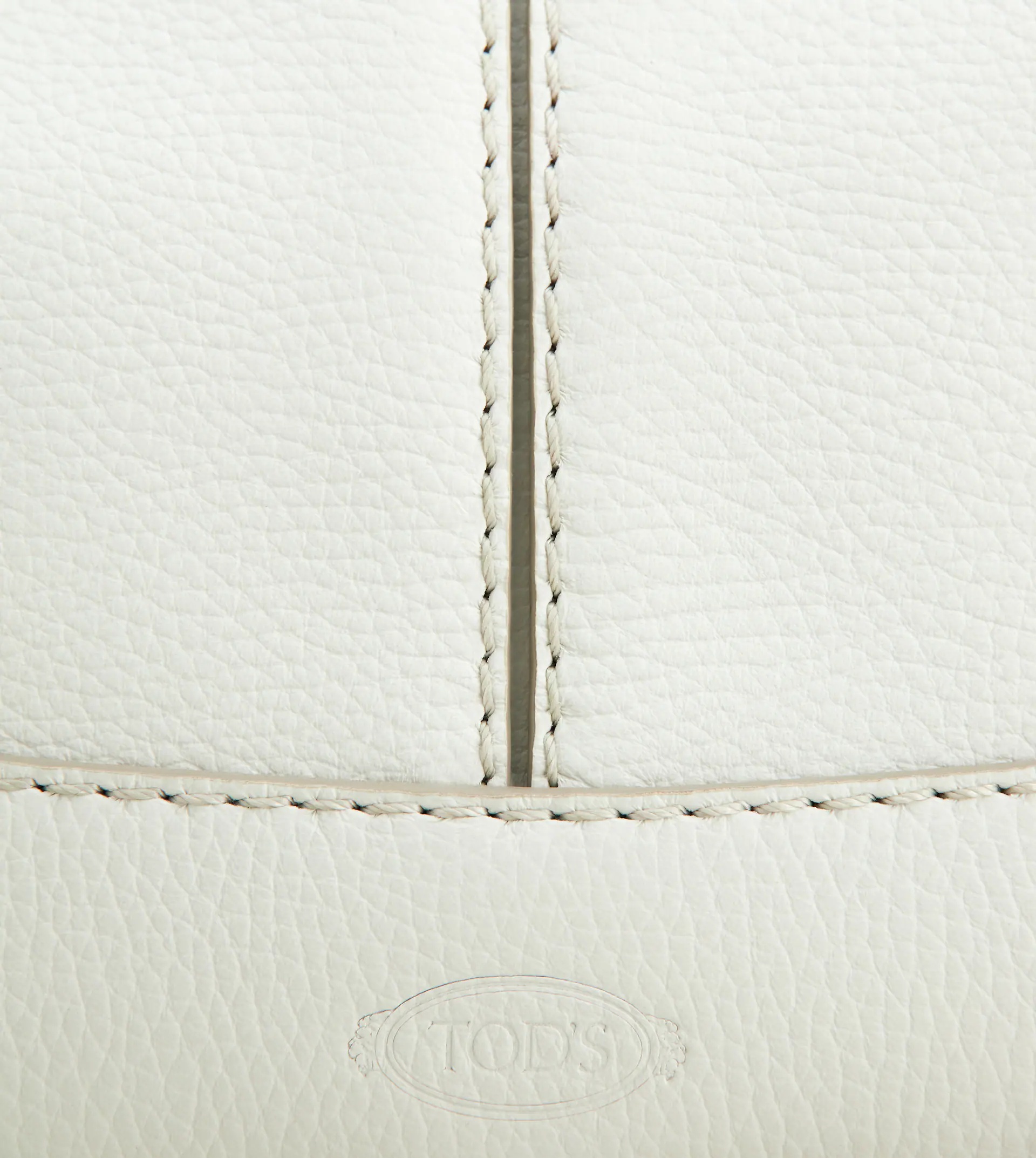 TOD'S SHIRT HOBO BAG MEDIUM - WHITE - 5