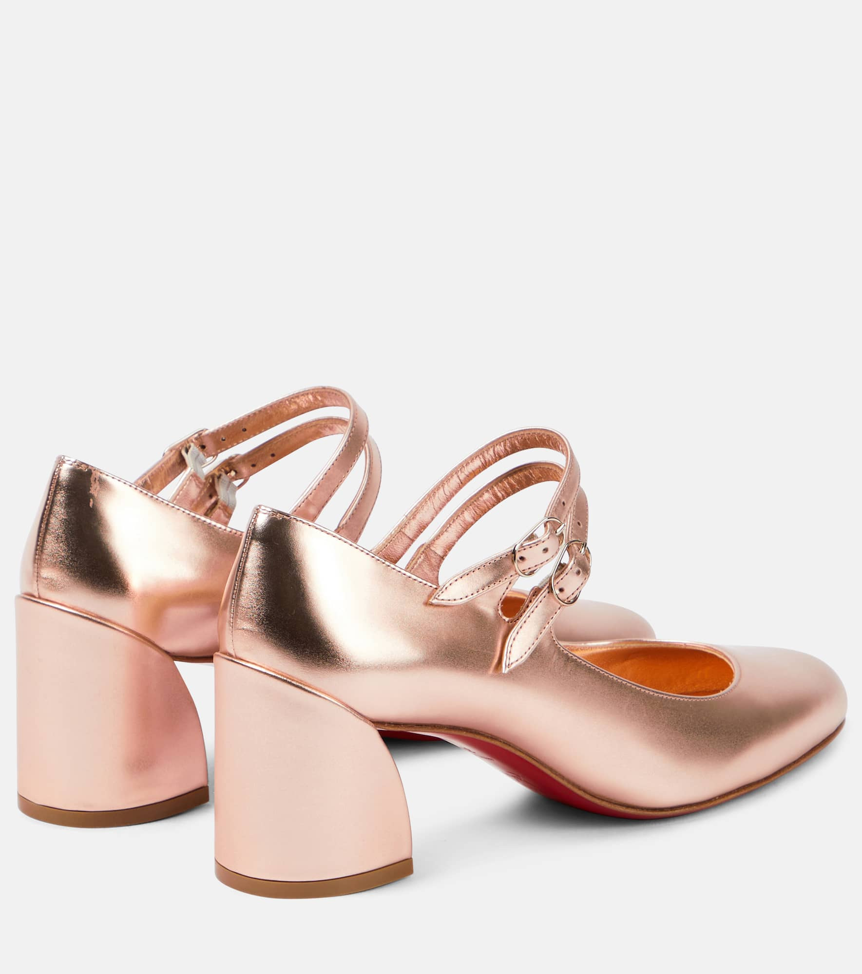 Miss Jane leather Mary Jane pumps - 3