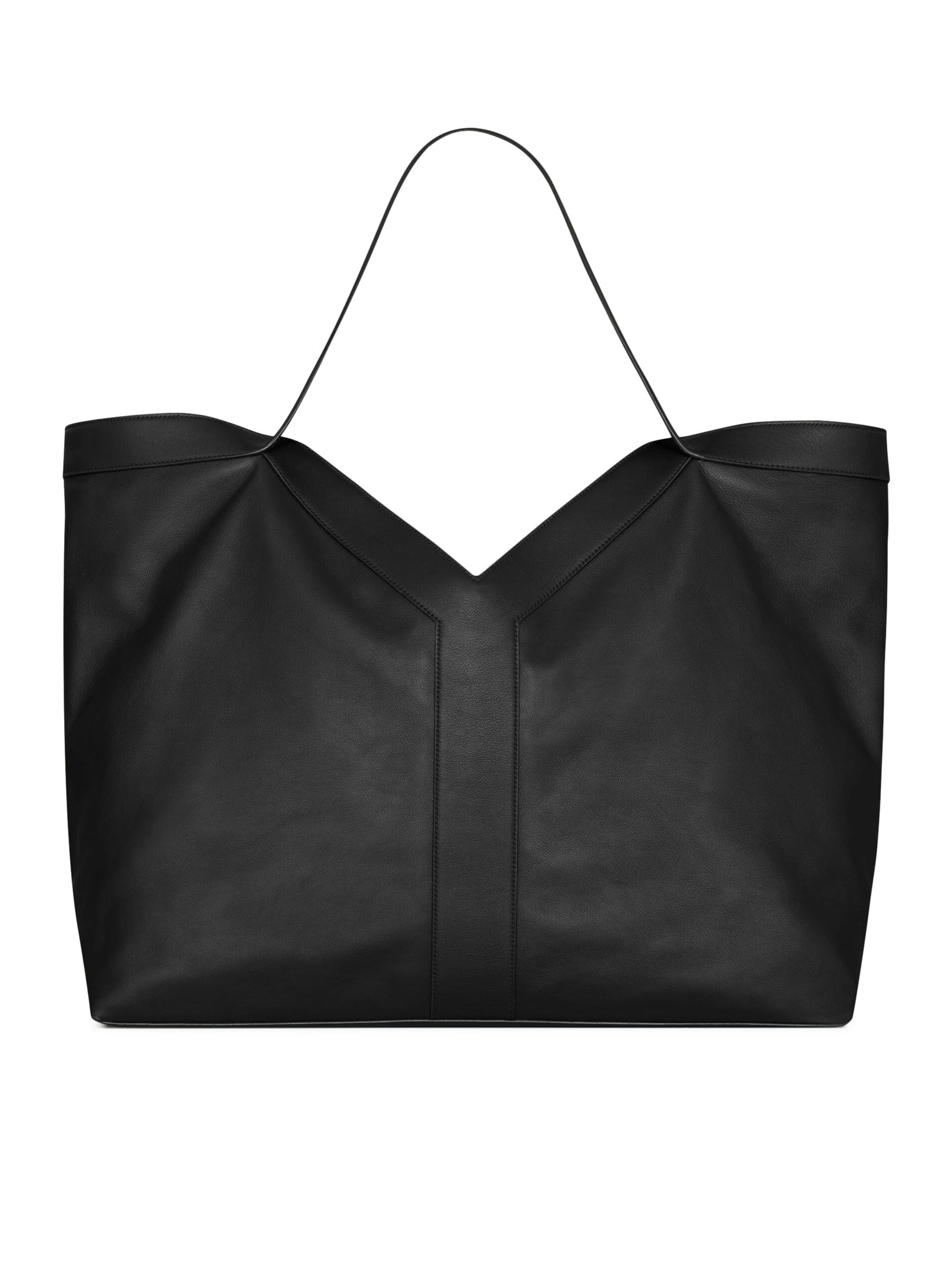 LARGE LEATHER TOTE - 3