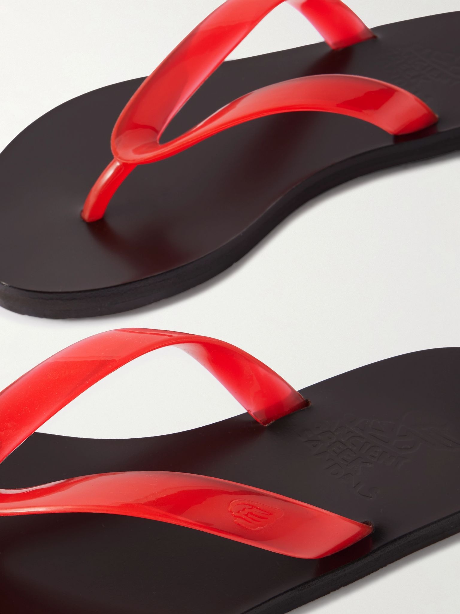 Saionara Jelly PVC flip flops Red - 4