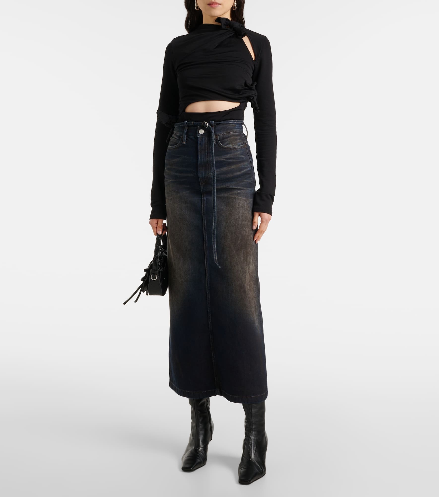 Cutout jersey top - 2