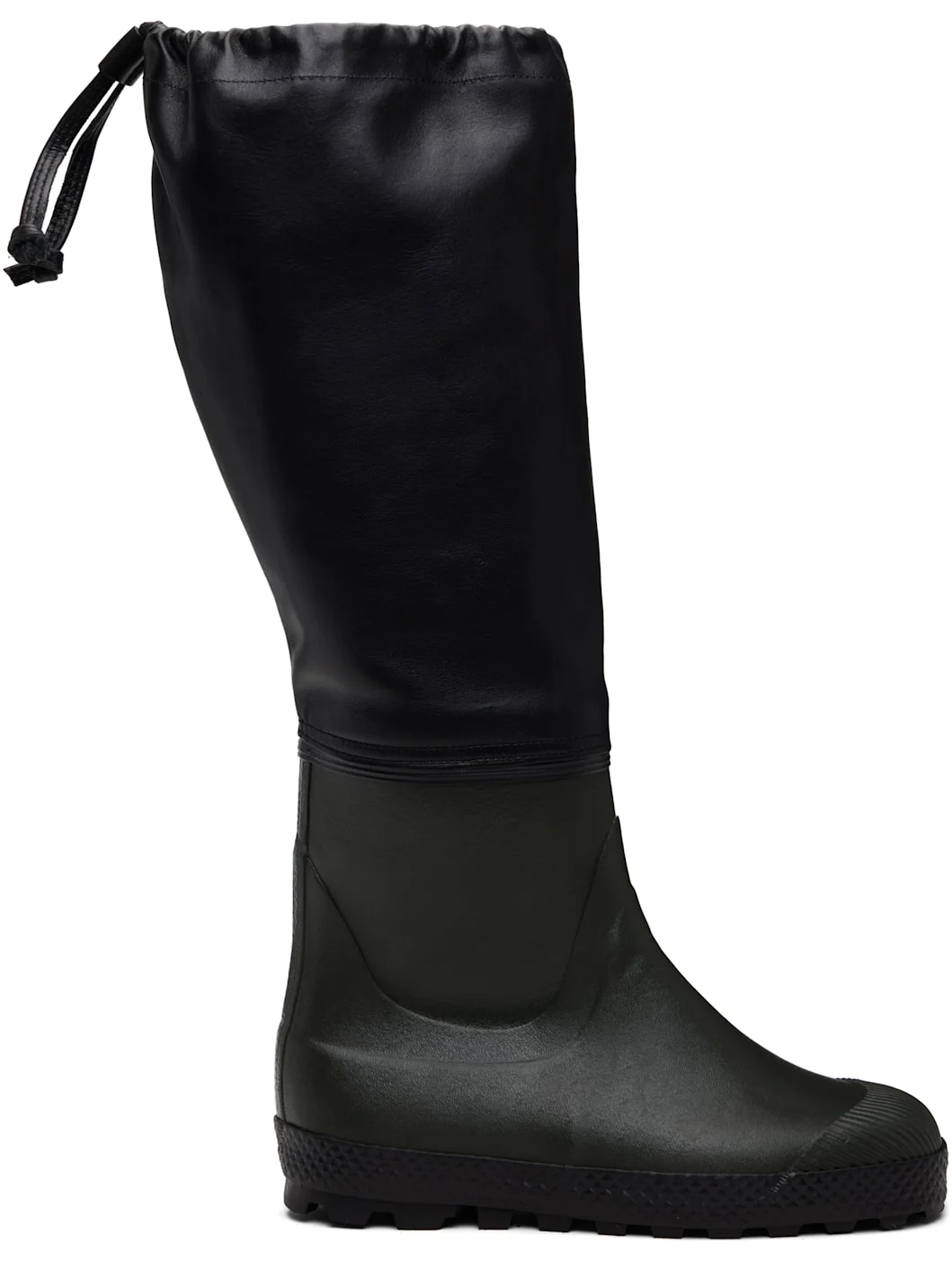 Green & Black Farmer Rain Boots - 1
