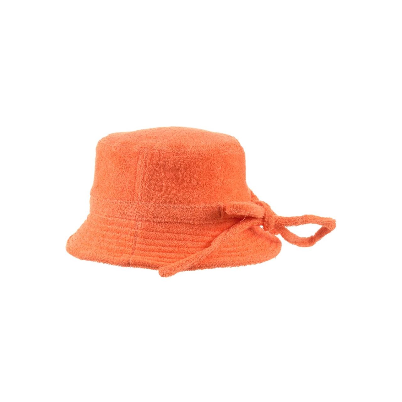 TERRY BUCKET HAT WITH POSTER LOGO - 2