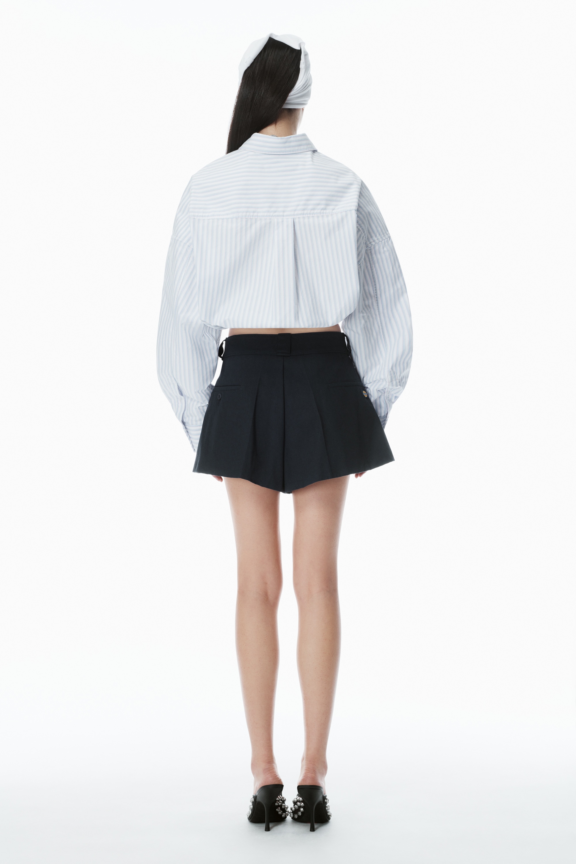 Cotton Oxford Wrap Shirt - 4