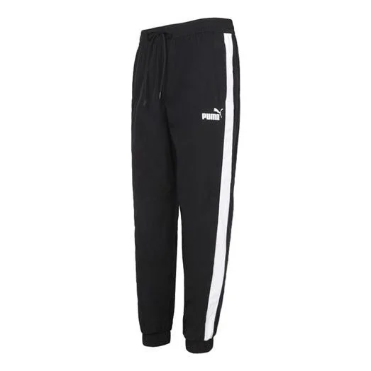 PUMA Contrast Tricot Pants 'Black White' 532560-01 - 1