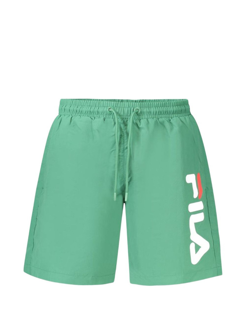 logo-print swim shorts 1