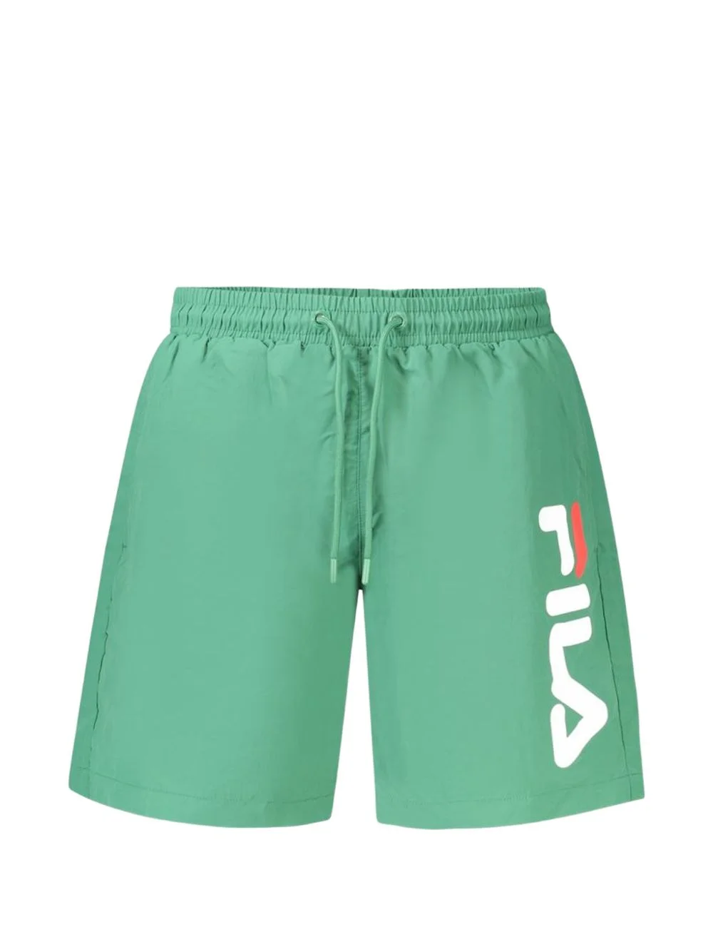 logo-print swim shorts - 1