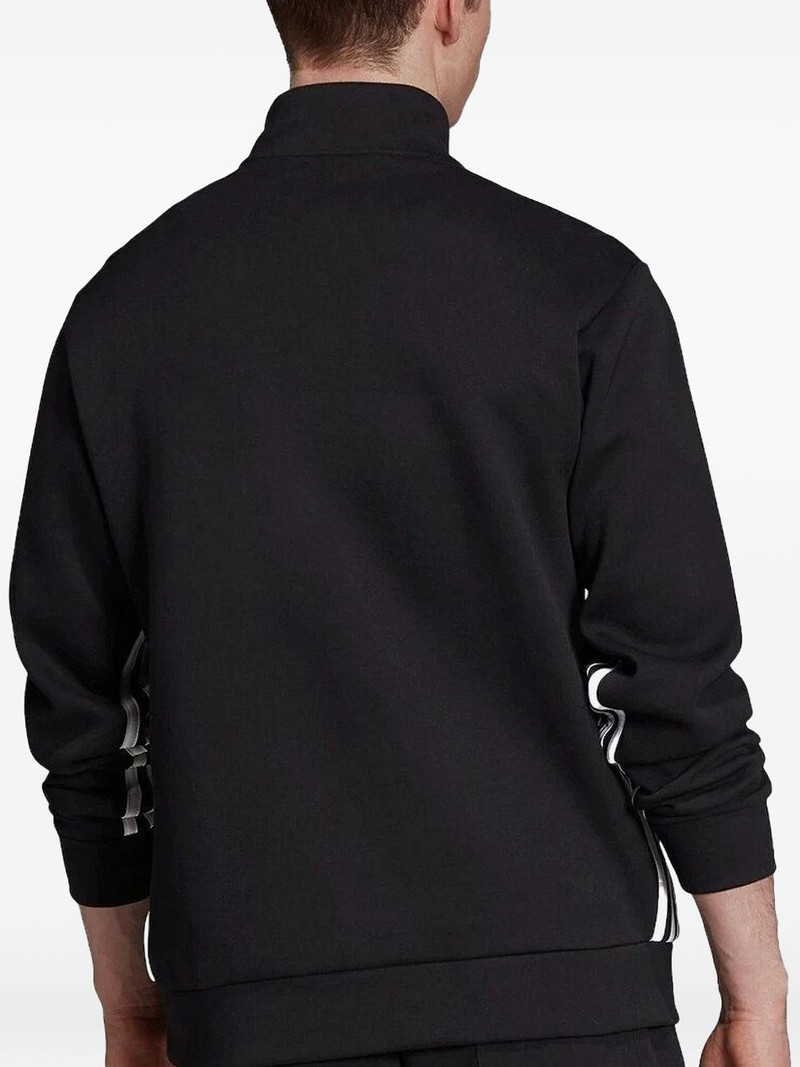 adidas logo zip-neck sweatshirt outlook