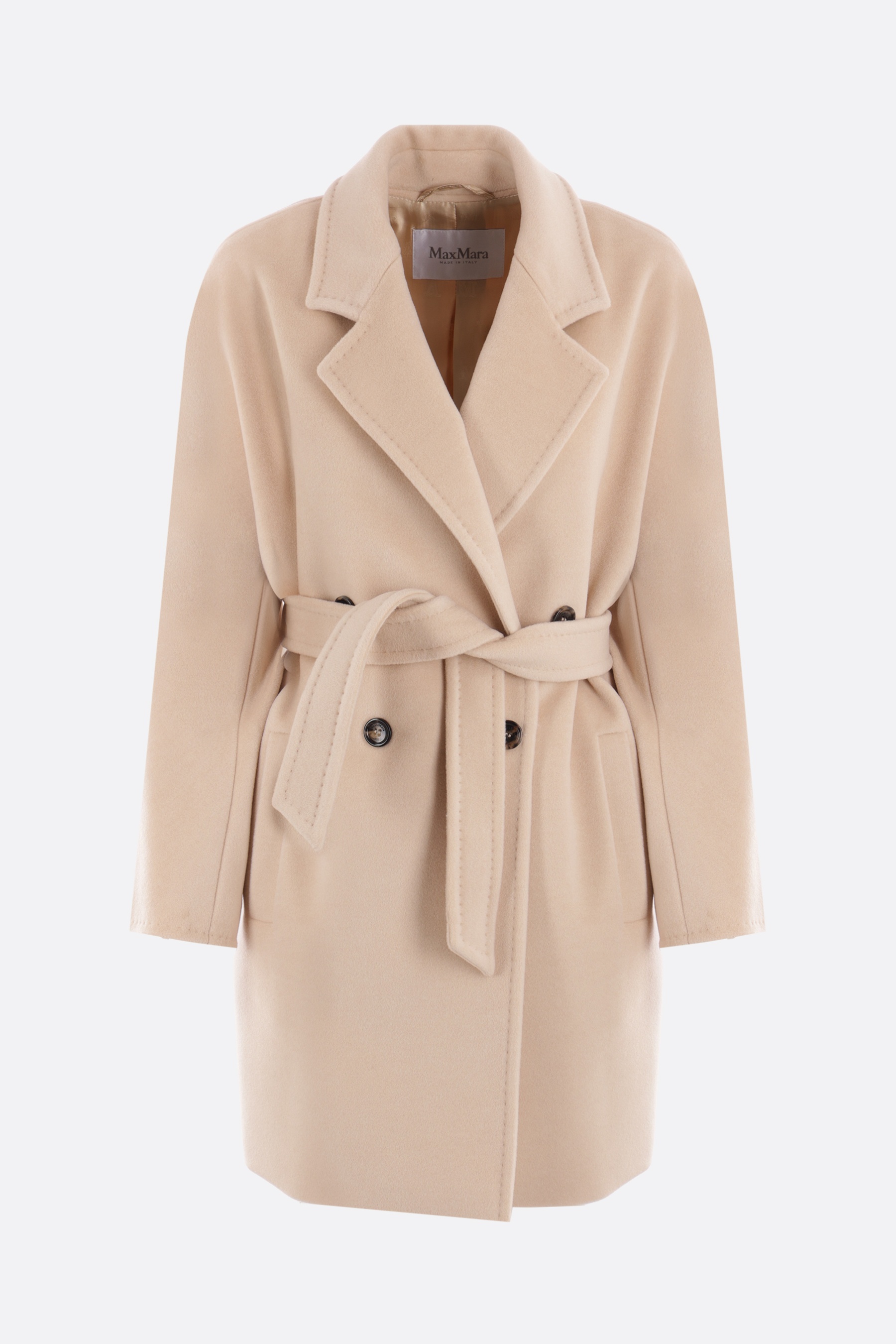 PILA DOUBLE-BREASTED WOOL AND CASHMERE COAT - 1