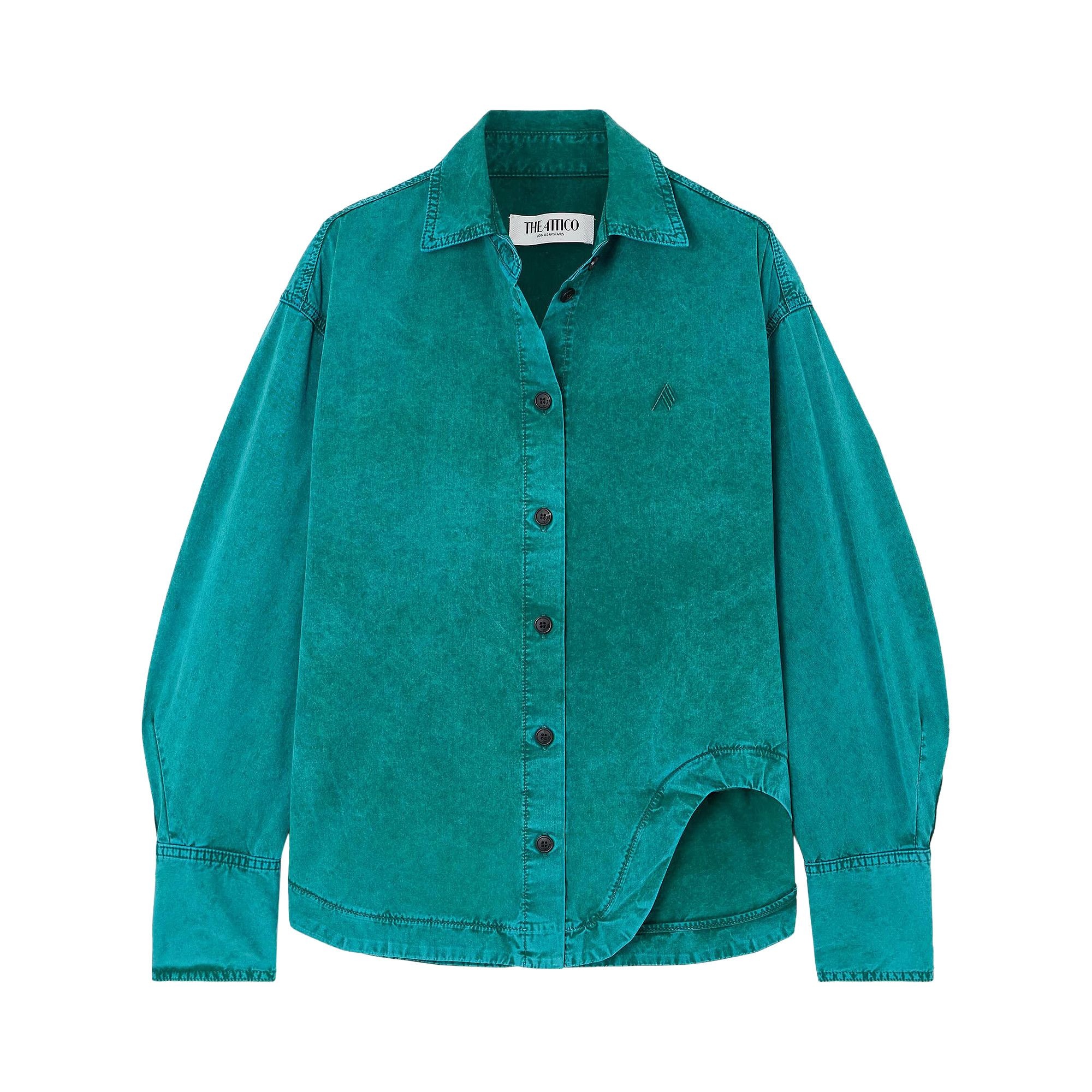 The Attico Eliza Shirt 'Green' - 1