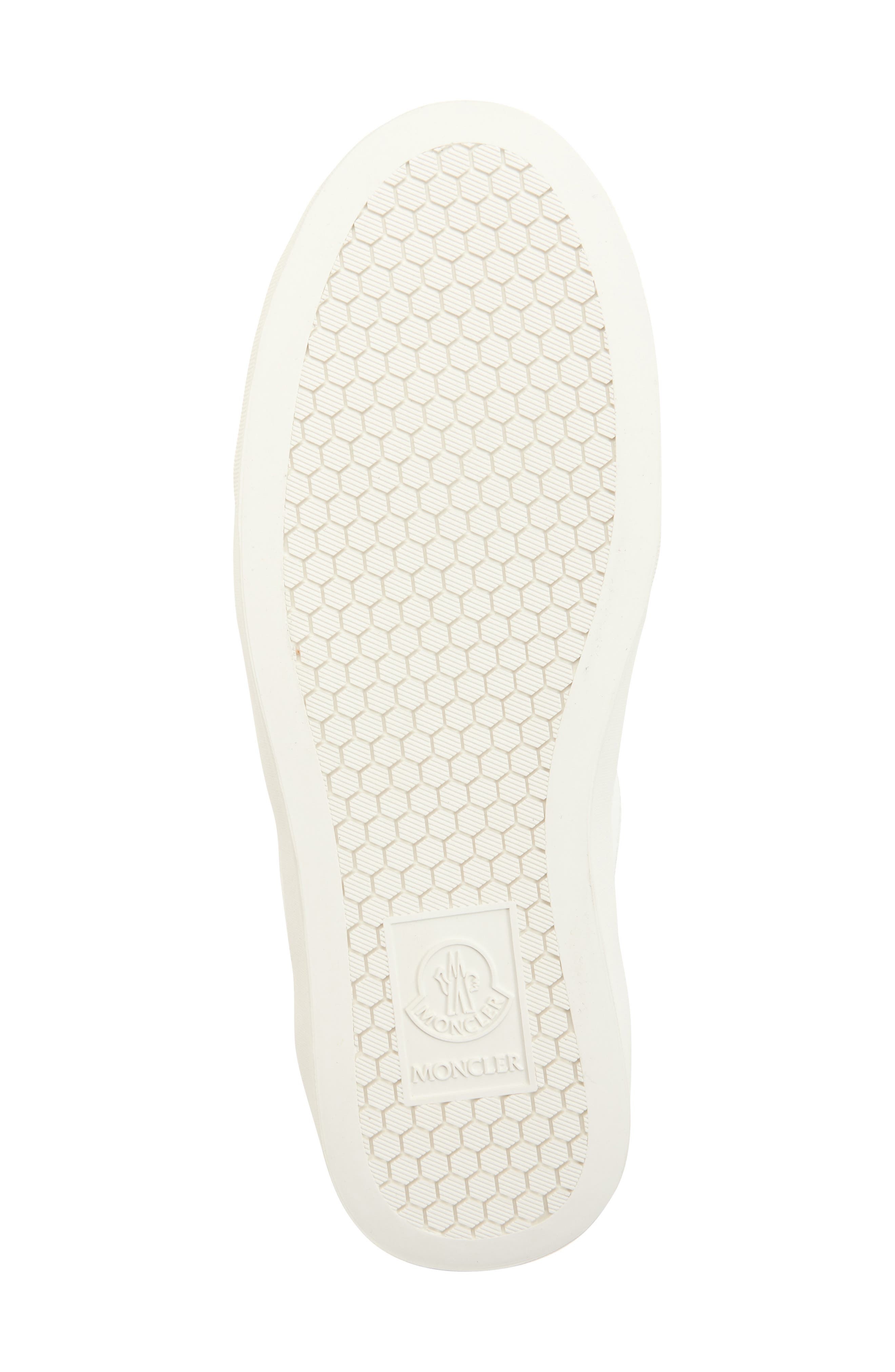 Moncler Monaco 2 Low Top Sneaker in White/Silver at Nordstrom - 6