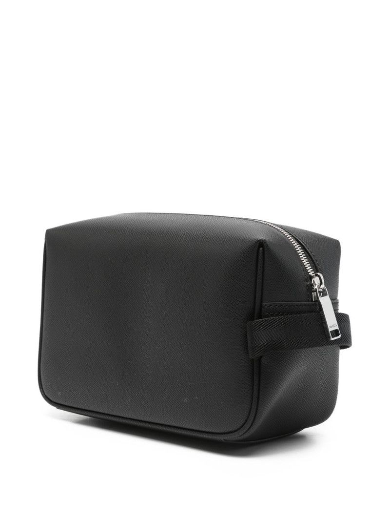 BOSS zip detail wash bag outlook