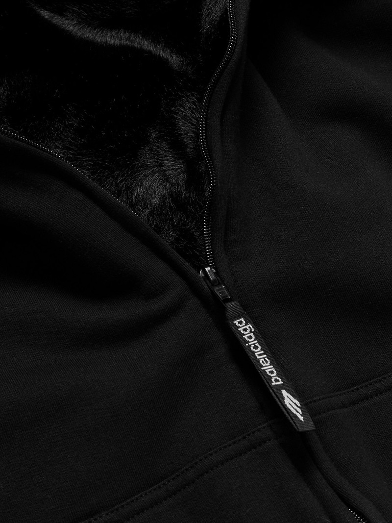 Plush-Lined Cotton-Jersey Hoodie 4
