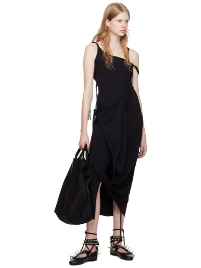 OTTOLINGER Black Multi-Strap Midi Dress outlook