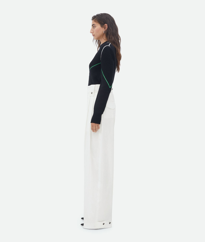 Bottega Veneta wide leg cotton pants outlook