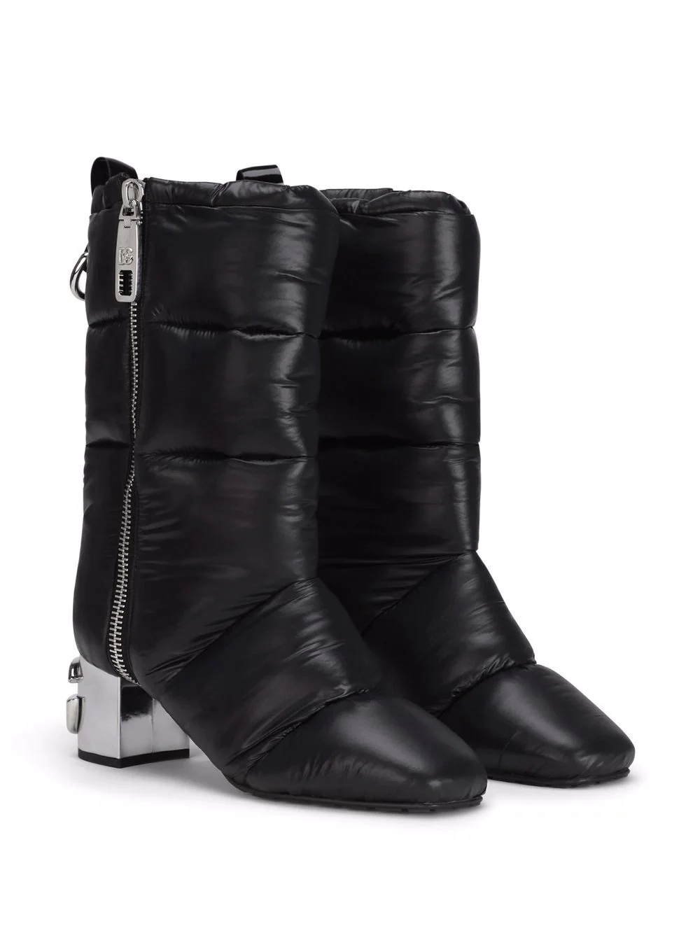 padded mid-calf length boots - 2