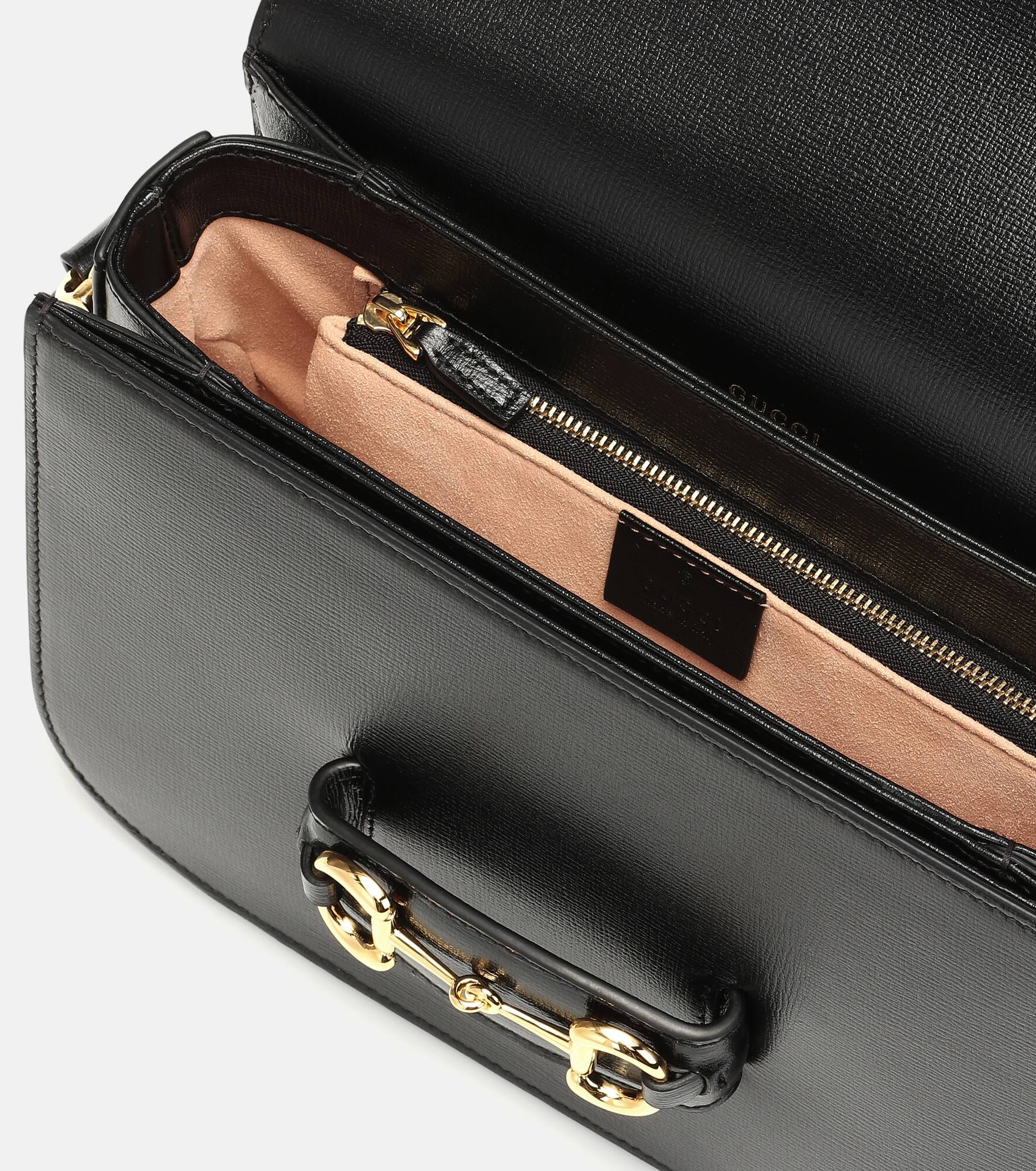 Gucci Horsebit 1955 leather shoulder bag - 3